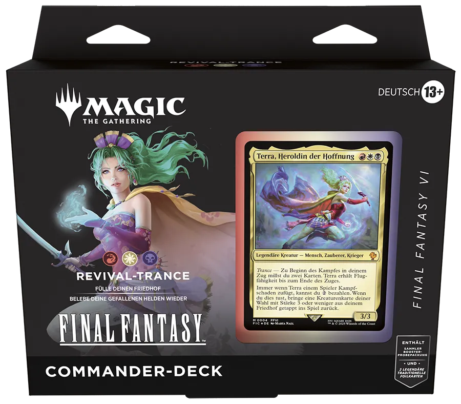 Magic: The Gathering - Final Fantasy - Commander-Deck - Revival-Trance - deutsch