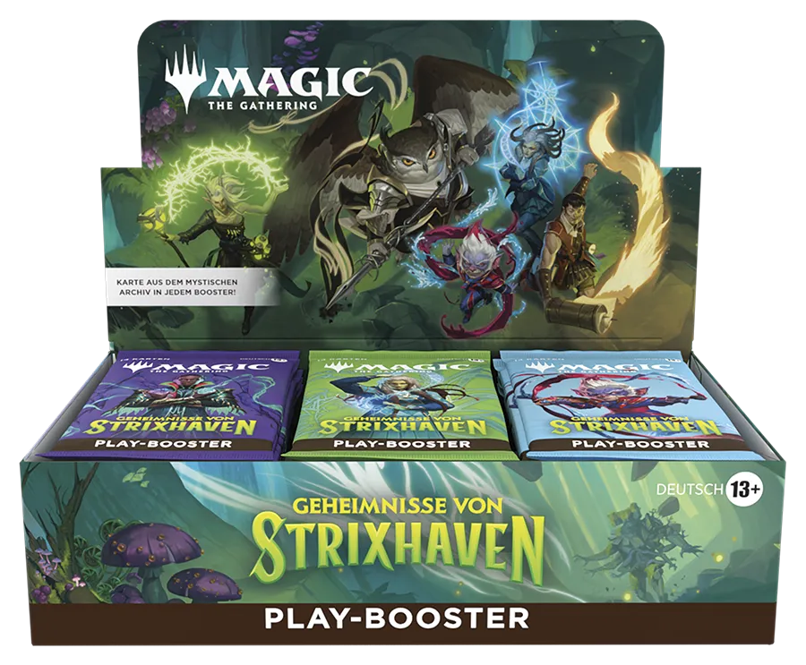 Magic: The Gathering - Geheimnisse von Strixhaven - Play-Booster Display - deutsch