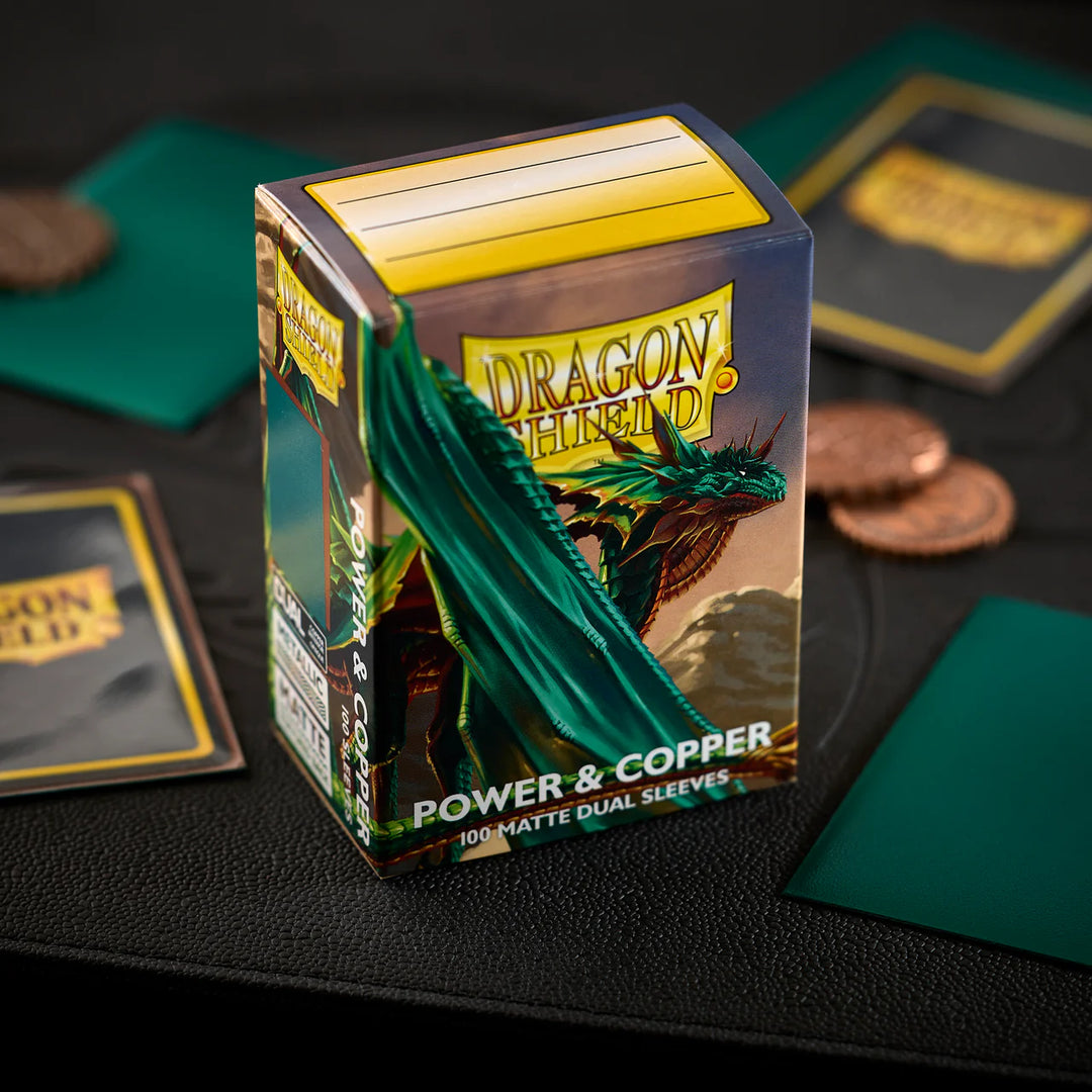 Dragon Shield Matte Dual Sleeves - Power &amp; Copper