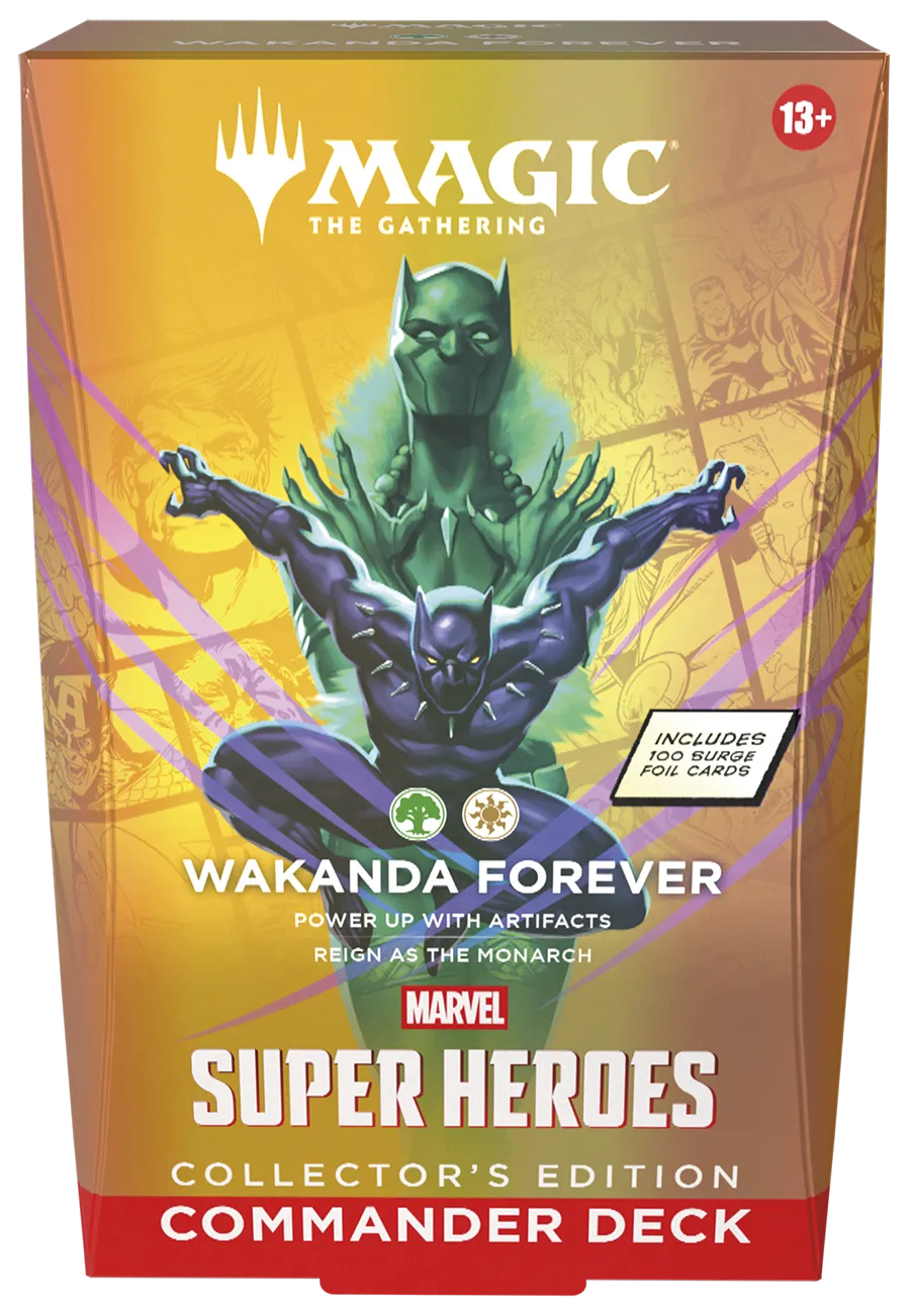 Magic: The Gathering - Marvel Super Heroes - Collector Commander-Deck Wakanda Forever - englisch