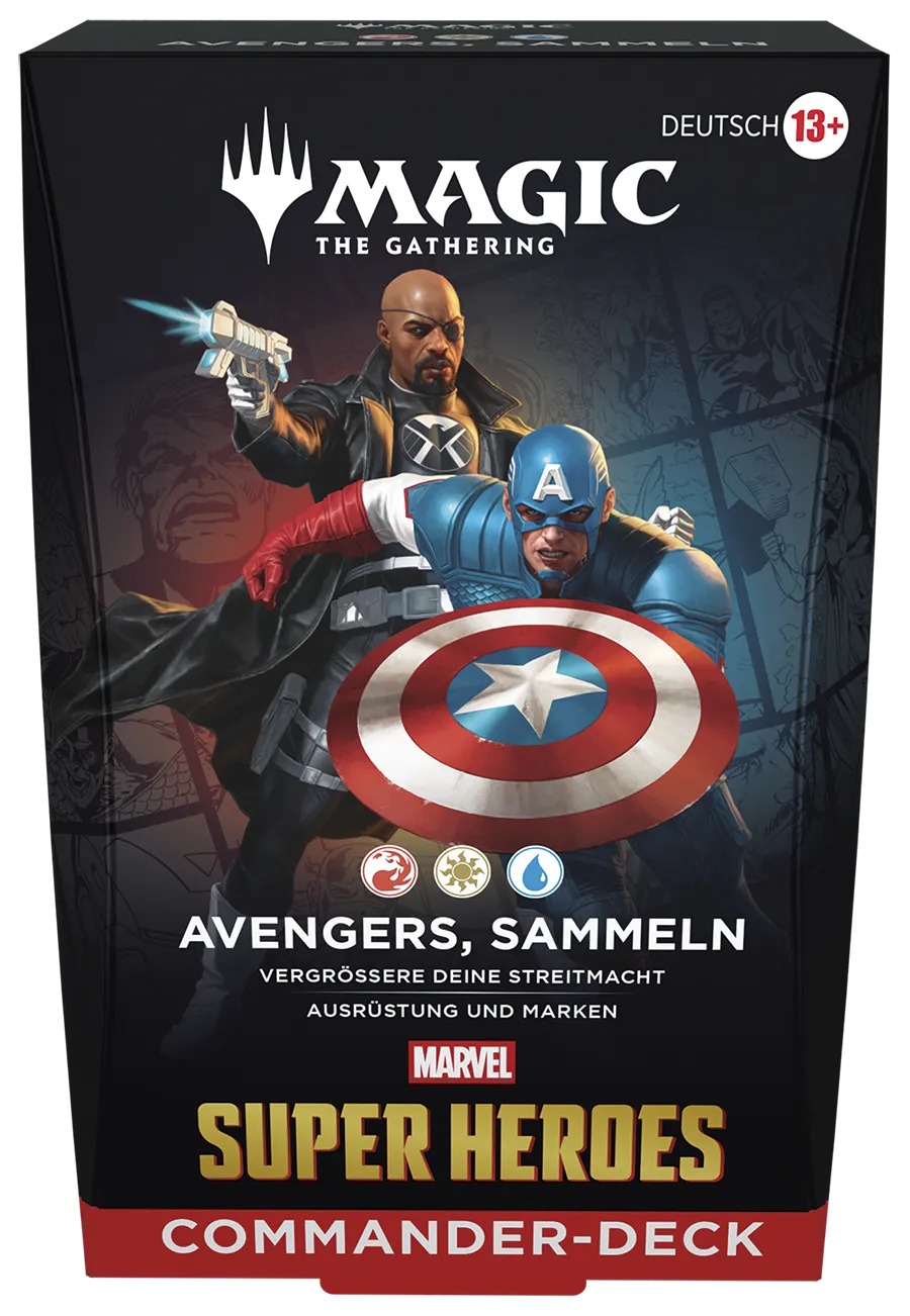 Magic: The Gathering - Marvel Super Heroes - Commander-Deck Avengers Sammeln - deutsch
