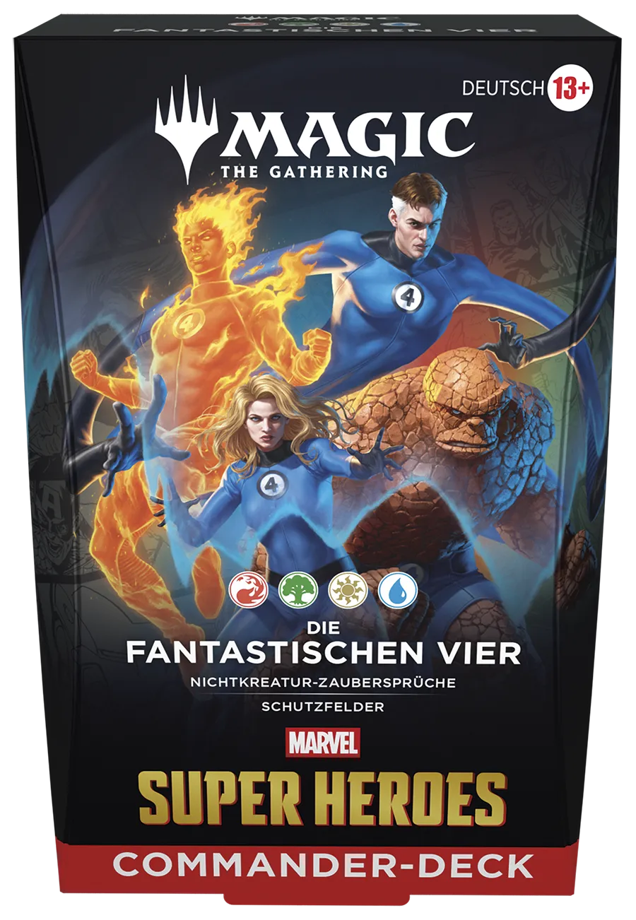 Magic: The Gathering - Marvel Super Heroes - Commander-Deck Die fantastischen Vier - deutsch