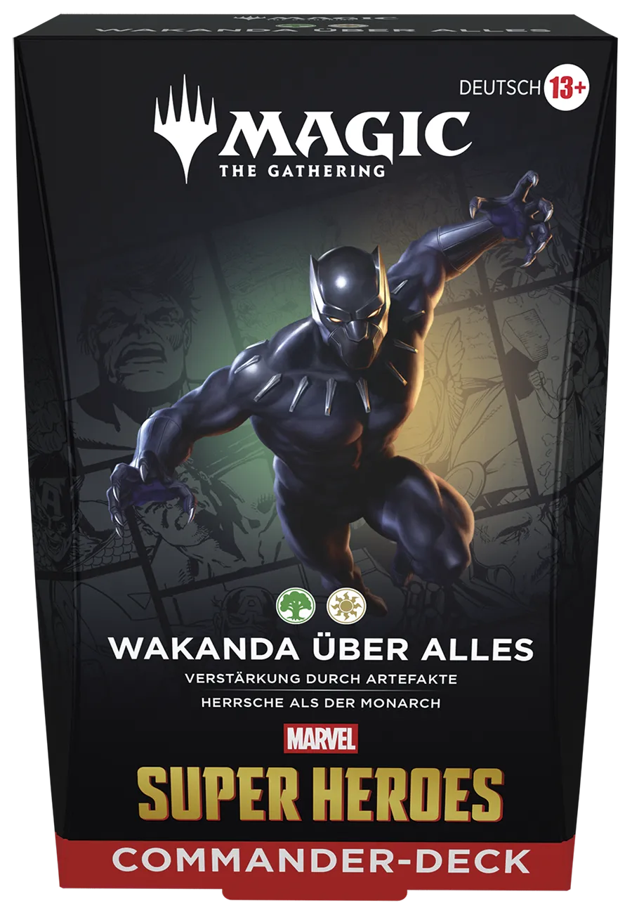 Magic: The Gathering - Marvel Super Heroes - Commander-Deck Wakanda über alles - deutsch