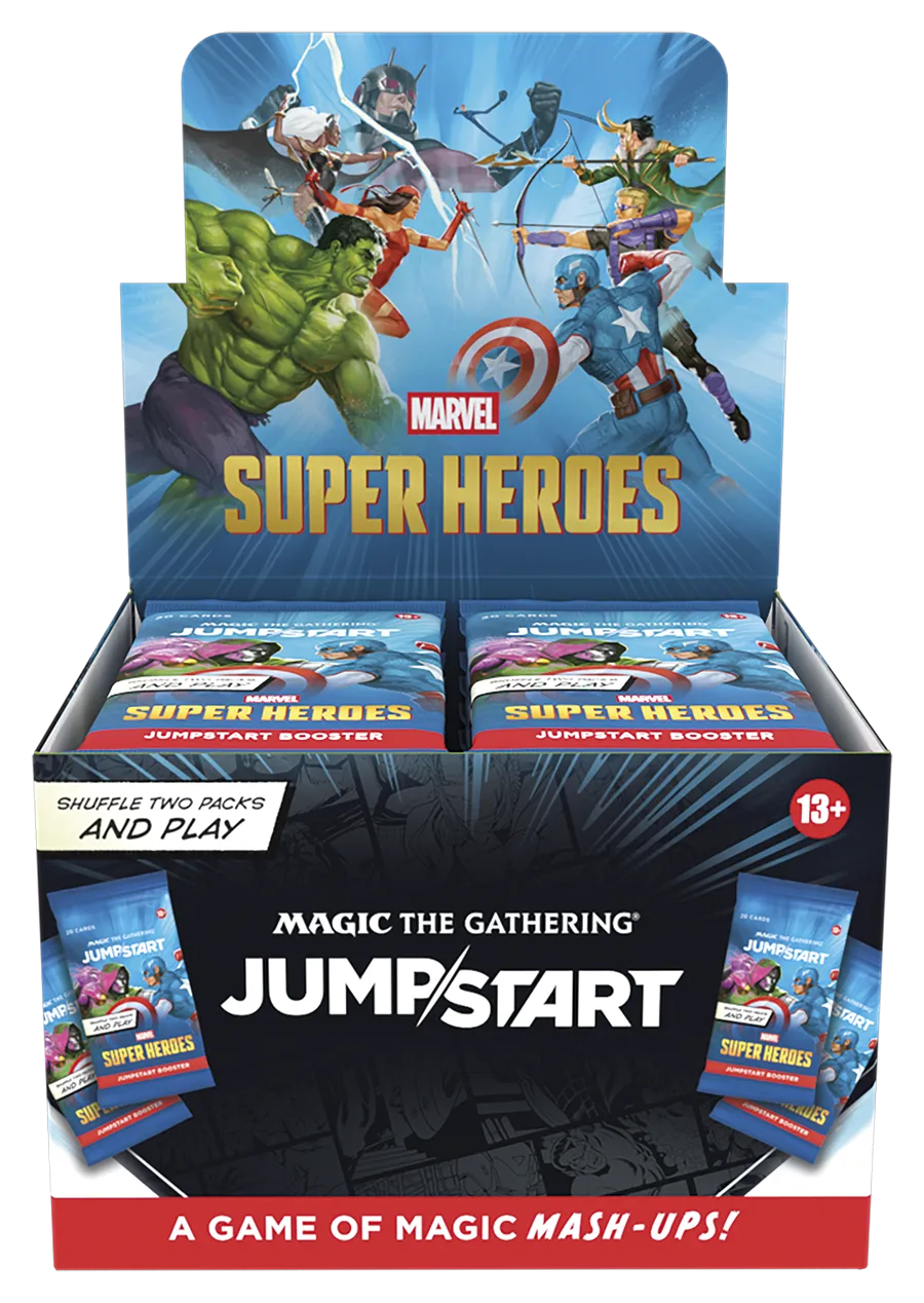 Magic: The Gathering - Marvel Super Heroes - Jumpstart-Booster Display - englisch