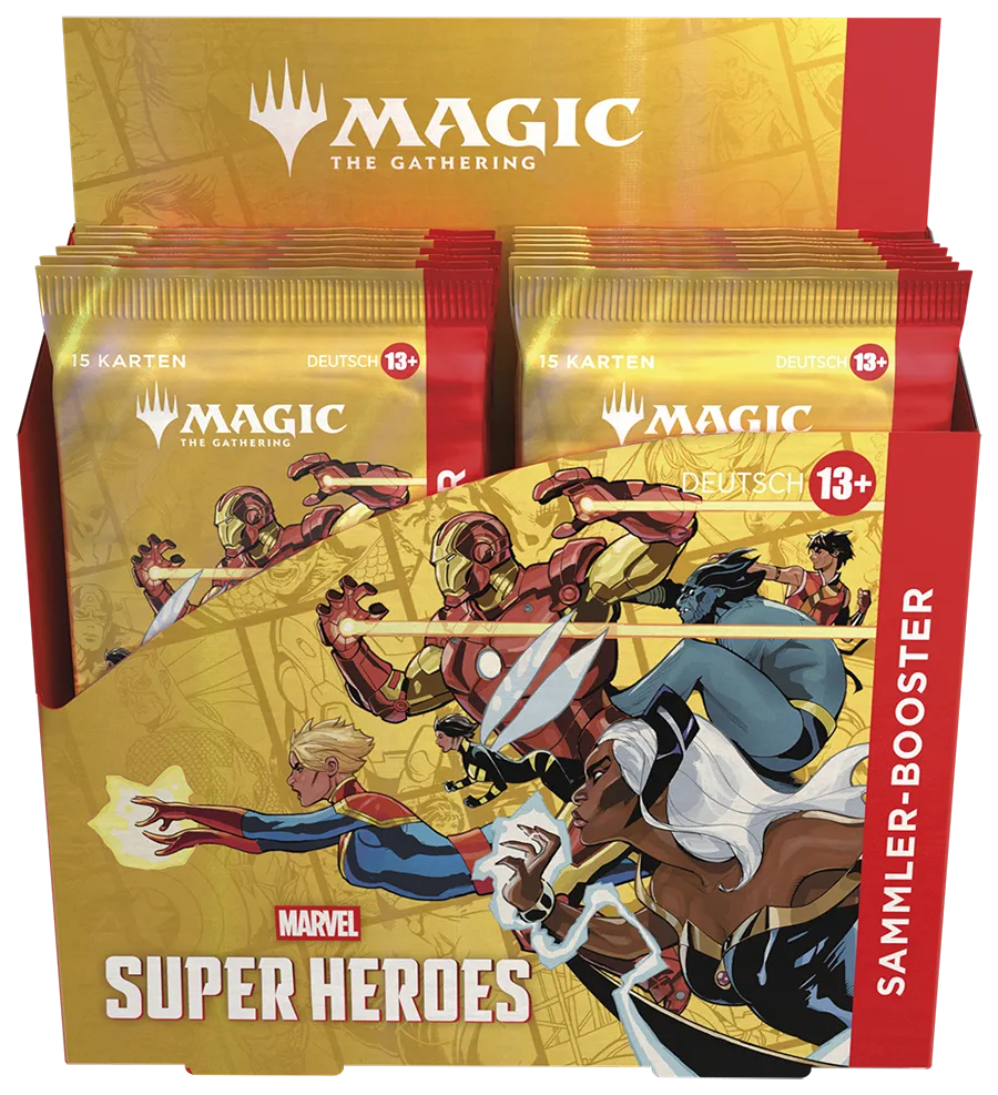 Magic: The Gathering - Marvel Super Heroes - Sammler-Booster Display - deutsch