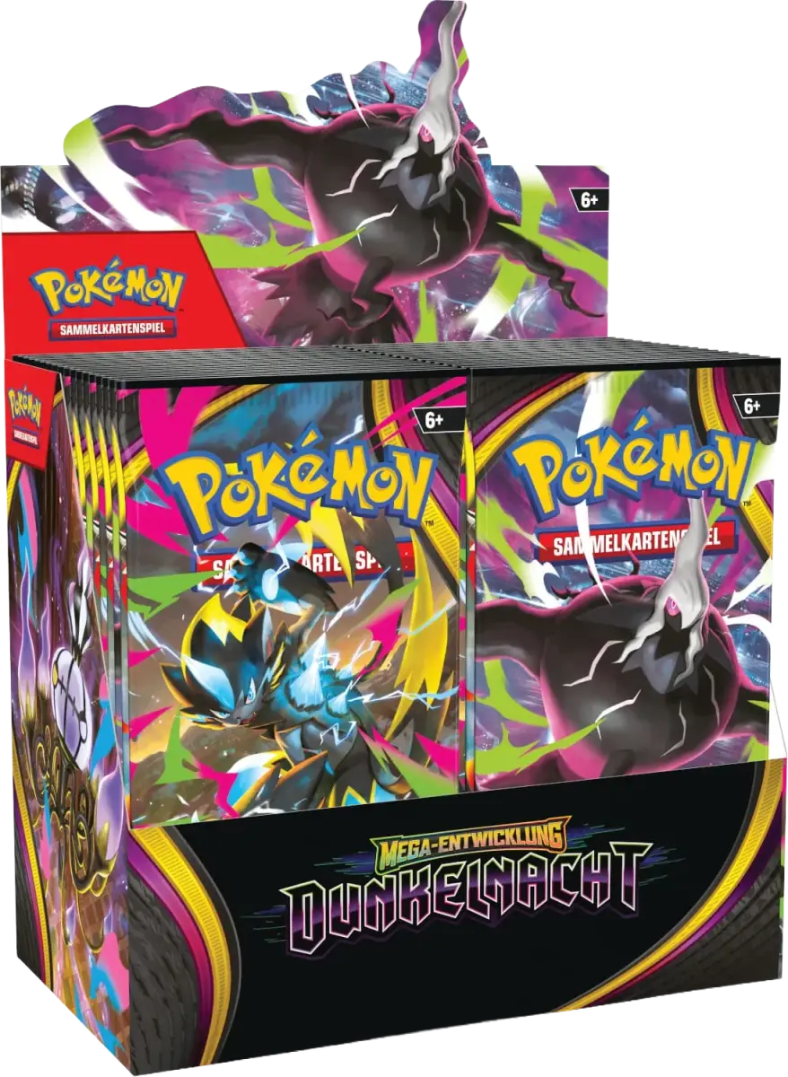 Pokémon Mega-Entwicklung ME05 Dunkelnacht - Booster-Display - deutsch