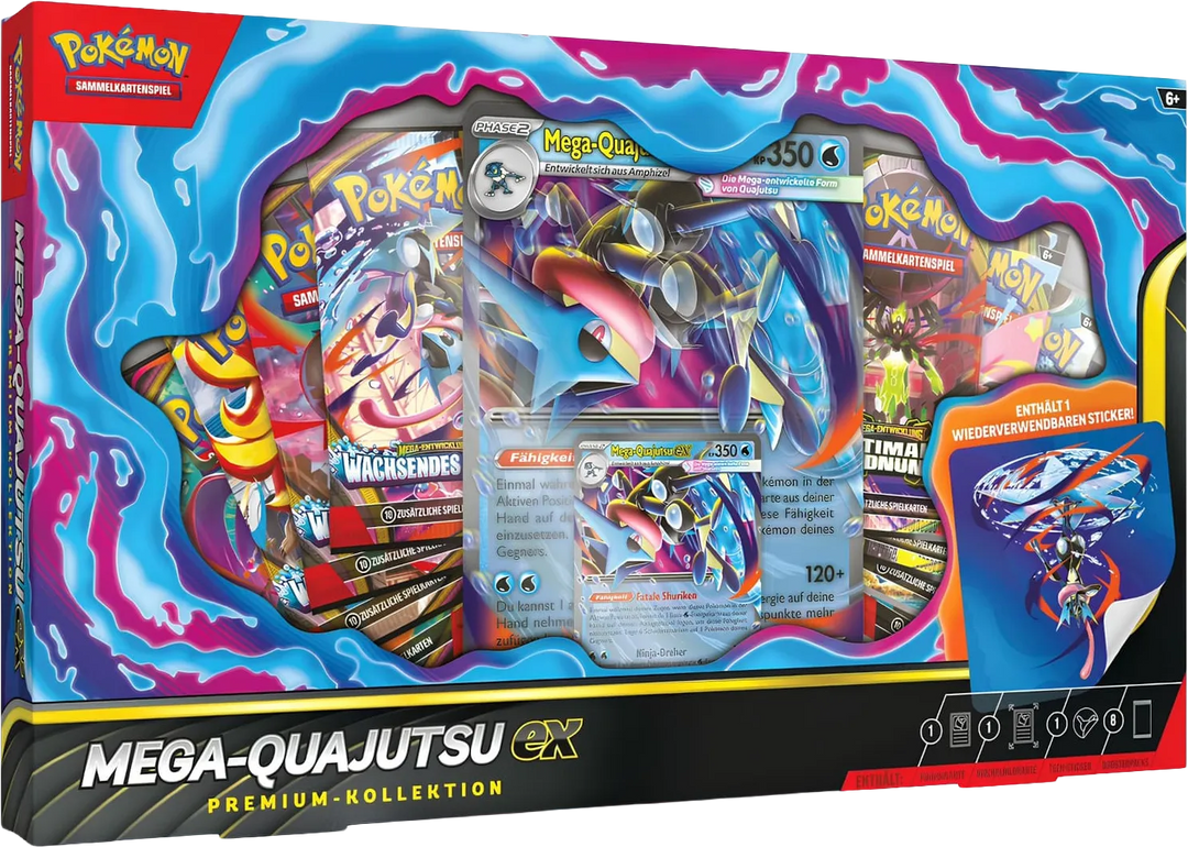 Pokémon Mega-Quajutsu ex Premium-Kollektion - deutsch