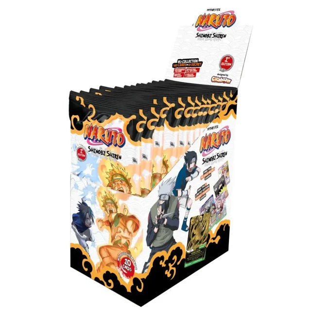 Naruto Mythos TCG - Shinobi Shiren (Set 2) Display First Edition (24 Packs) - englisch