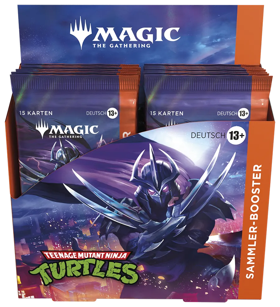 Magic: The Gathering - Teenage Mutant Ninja Turtles - Sammler-Booster Display - deutsch