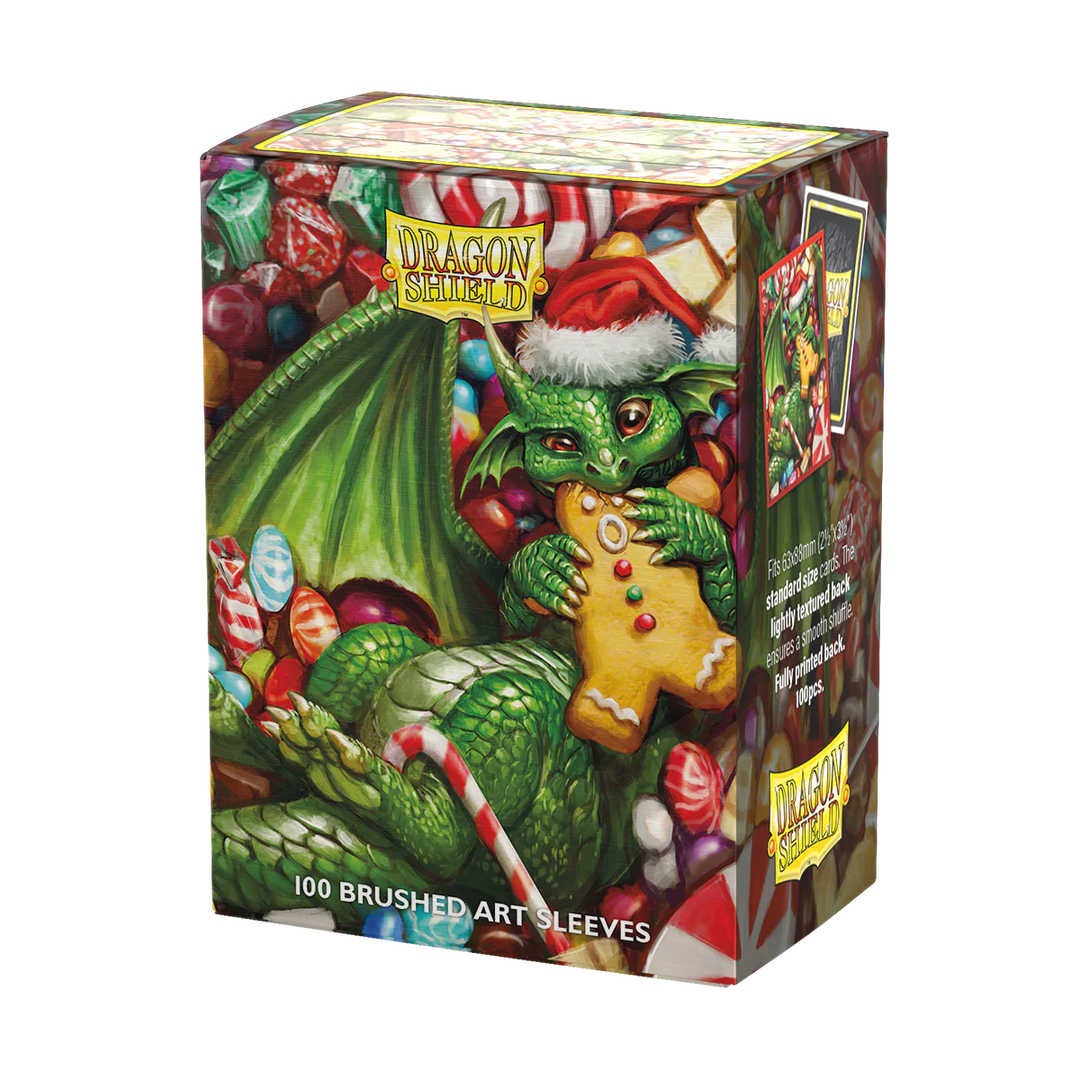 Dragon Shield Brushed Art Sleeves - Christmas 2024