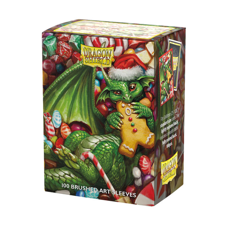 Dragon Shield Brushed Art Sleeves - Christmas 2024
