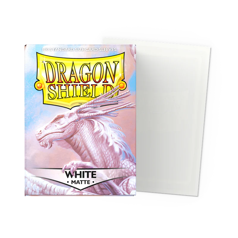 Dragon Shield Matte Sleeves - White