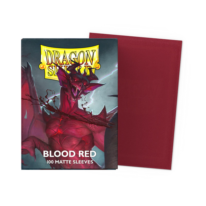 Dragon Shield Matte Sleeves - Blood Red
