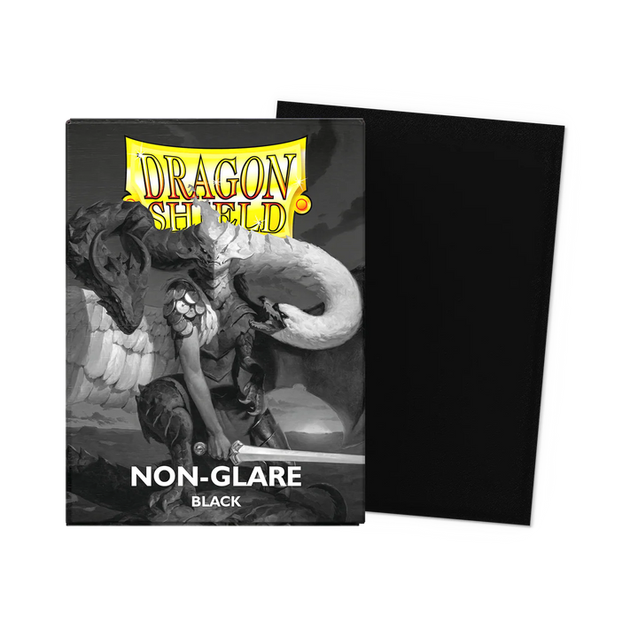 Dragon Shield Matte Sleeves - Non Glare - Black