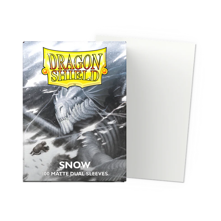Dragon Shield Matte Dual Sleeves - Snow