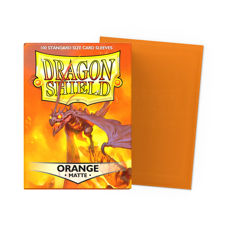 Dragon Shield Matte Sleeves - Orange
