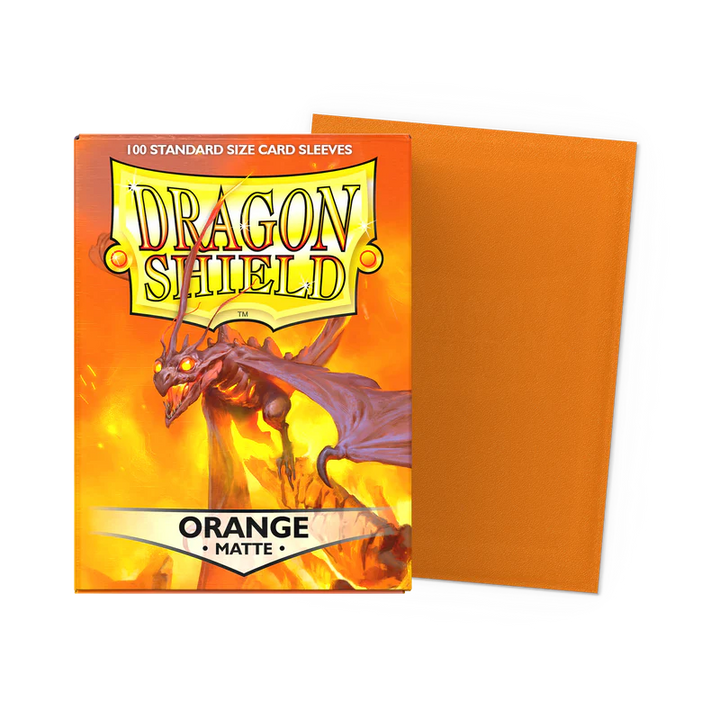 Dragon Shield Matte Sleeves - Orange