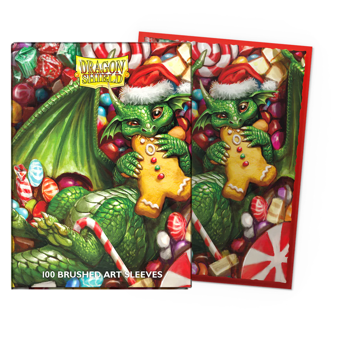 Dragon Shield Brushed Art Sleeves - Christmas 2024