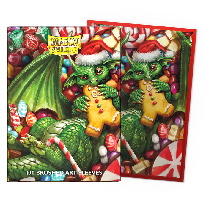 Dragon Shield Brushed Art Sleeves - Christmas 2024