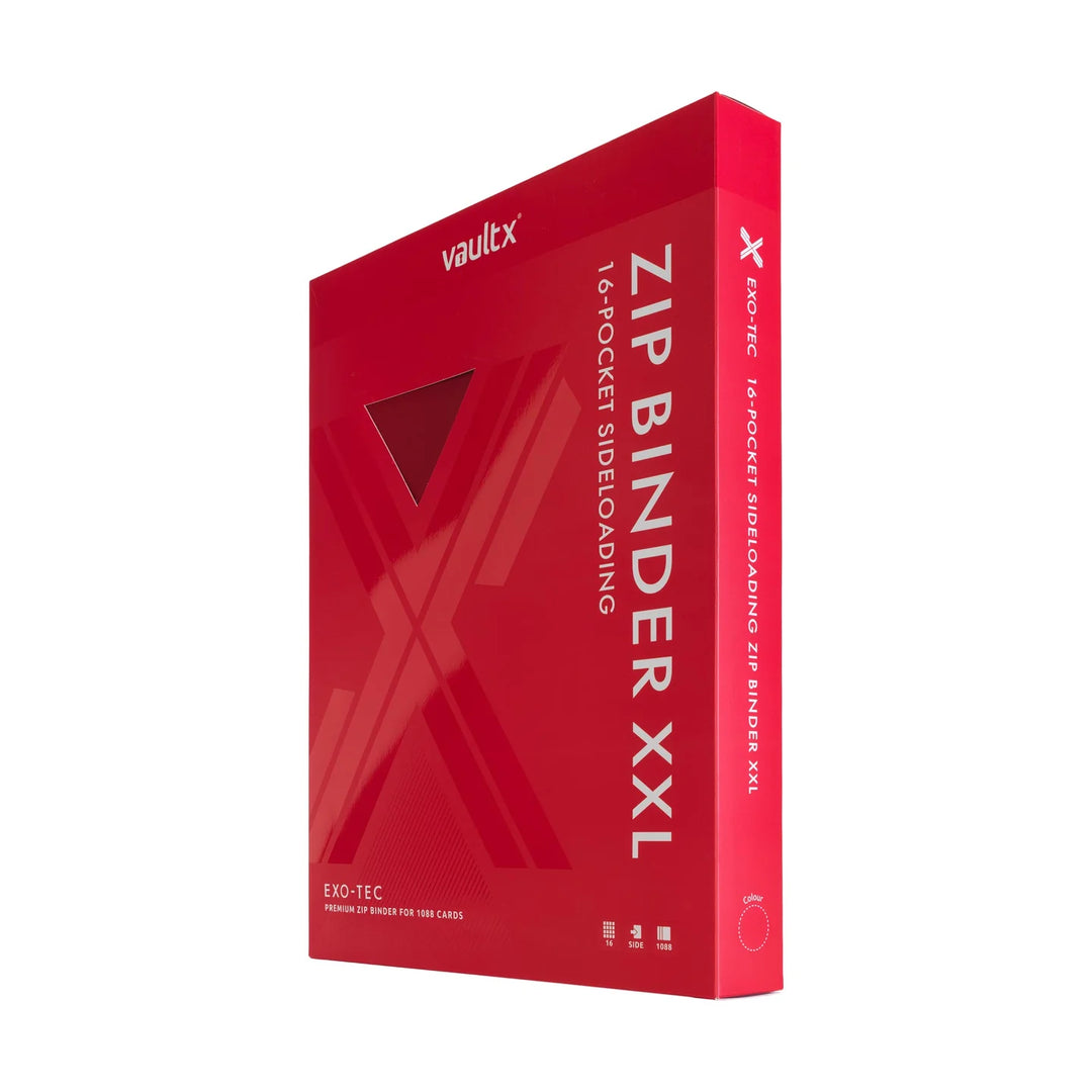 Vault X - Exo-Tec® Zip Binder - 16 Pocket XXL Fire Red