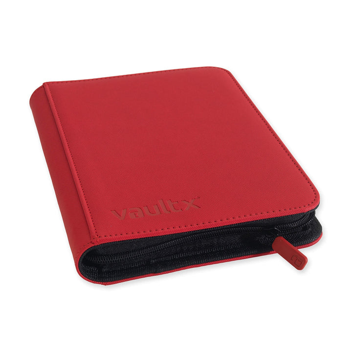 Vault X - Exo-Tec® Zip Binder - 4 Pocket Fire Red
