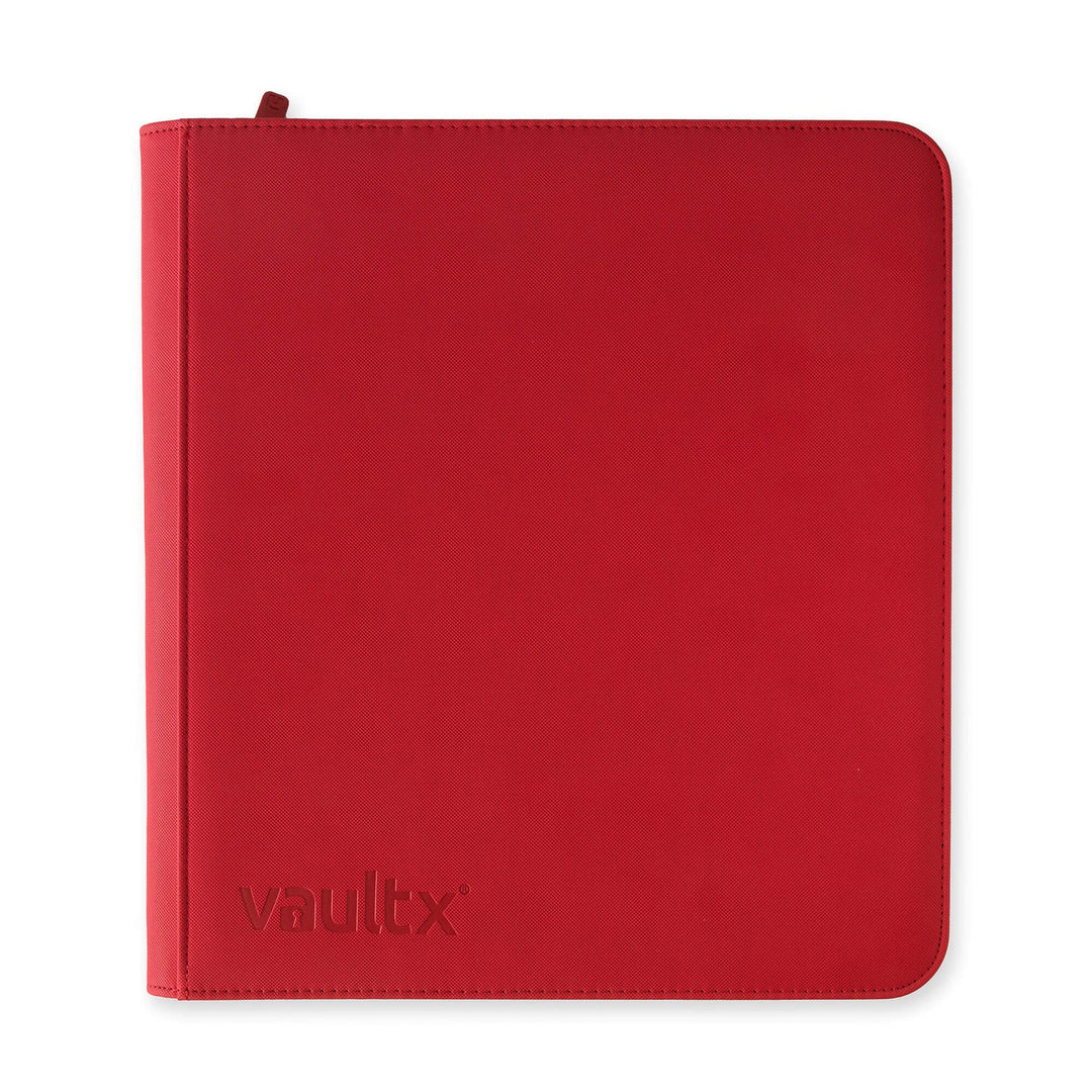 Vault X - Exo-Tec® Zip Binder - 12 Pocket XL Fire Red