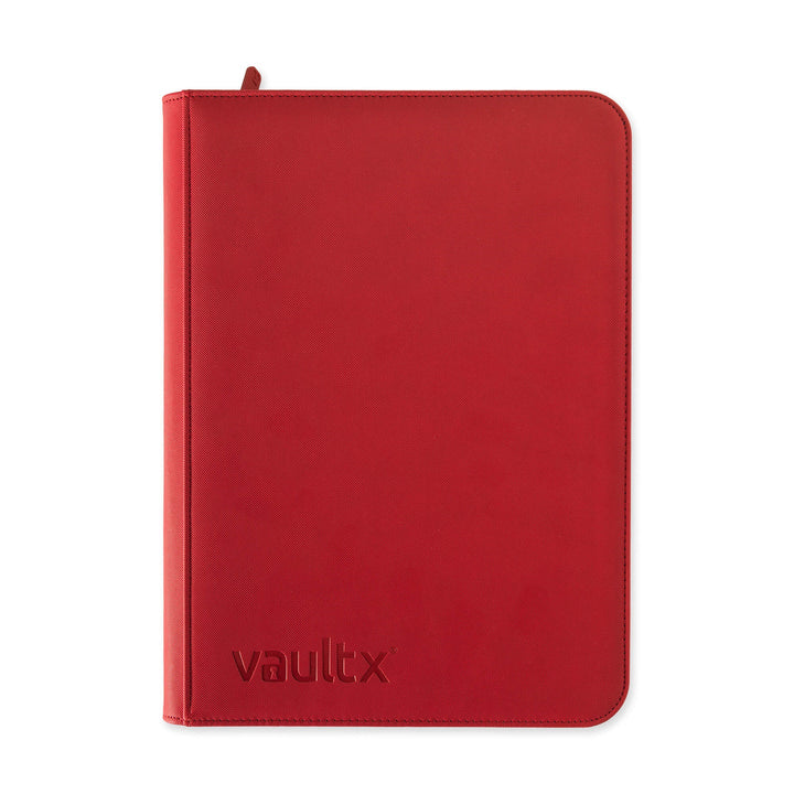 Vault X - Exo-Tec® Zip Binder - 9 Pocket Fire Red