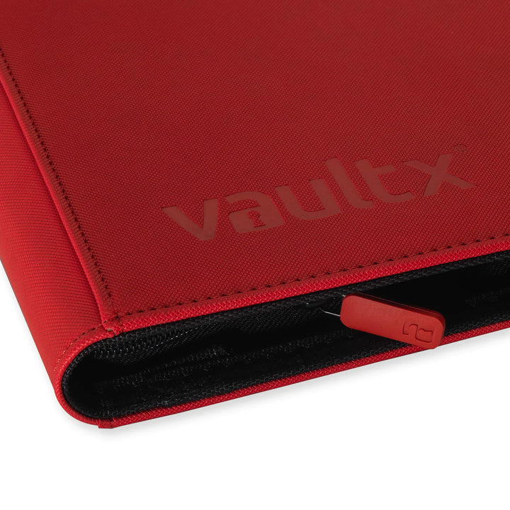 Vault X - Exo-Tec® Zip Binder - 9 Pocket Fire Red