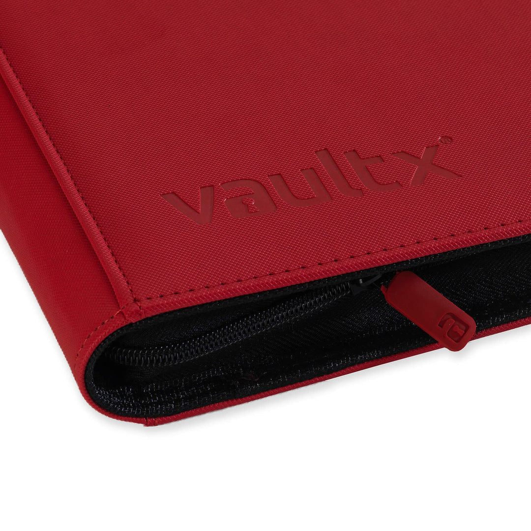 Vault X - Exo-Tec® Zip Binder - 12 Pocket XL Fire Red