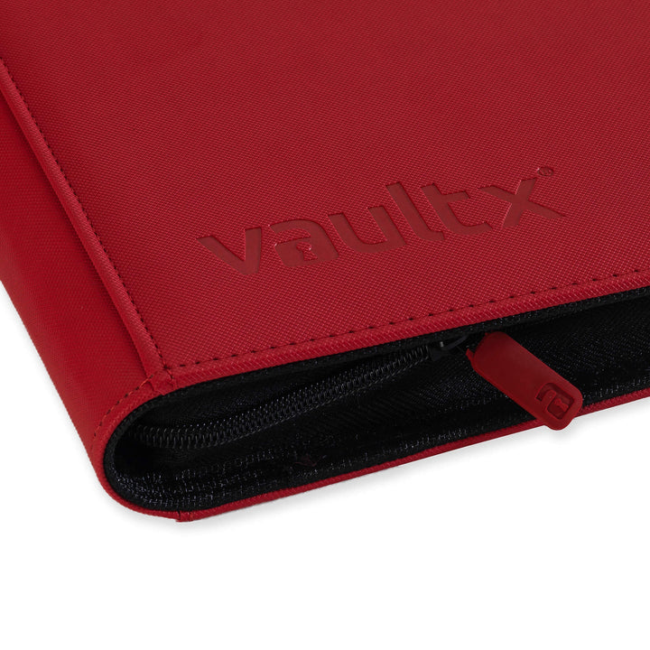 Vault X - Exo-Tec® Zip Binder - 12 Pocket XL Fire Red