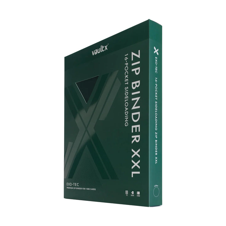 Vault X - Exo-Tec® Zip Binder - 16 Pocket XXL Forest Green