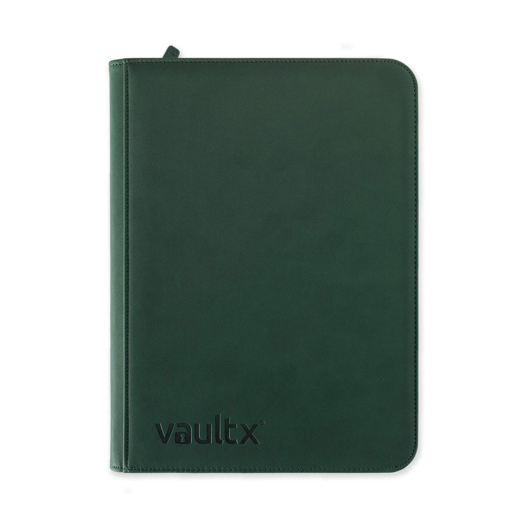 Vault X - Exo-Tec® Zip Binder - 9 Pocket Forest Green