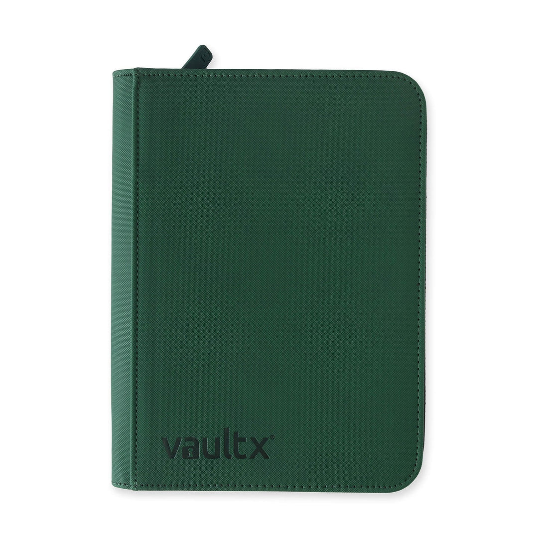 Vault X - Exo-Tec® Zip Binder - 4 Pocket Forest Green