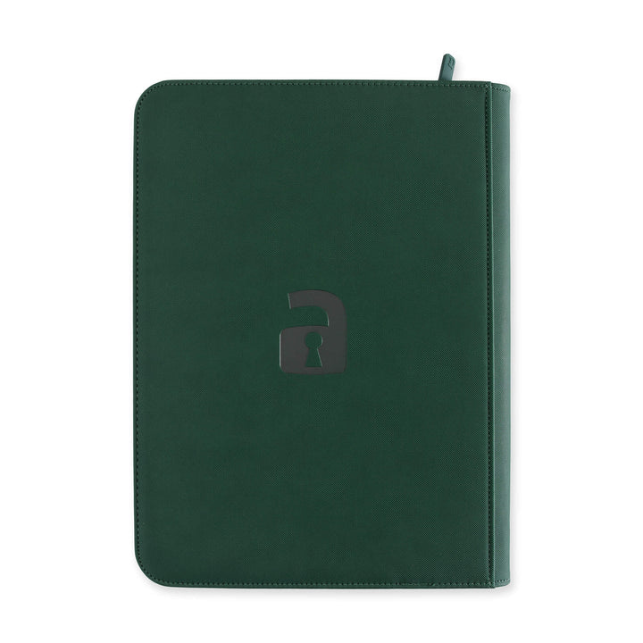 Vault X - Exo-Tec® Zip Binder - 9 Pocket Forest Green