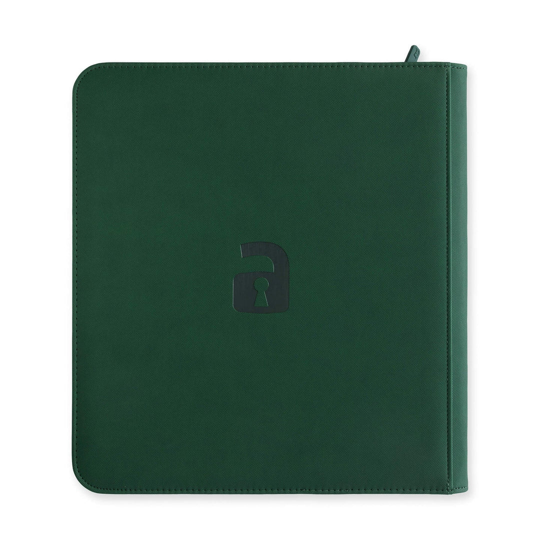 Vault X - Exo-Tec® Zip Binder - 12 Pocket XL Forest Green