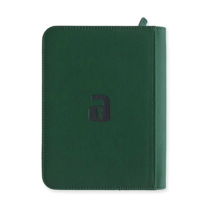 Vault X - Exo-Tec® Zip Binder - 4 Pocket Forest Green