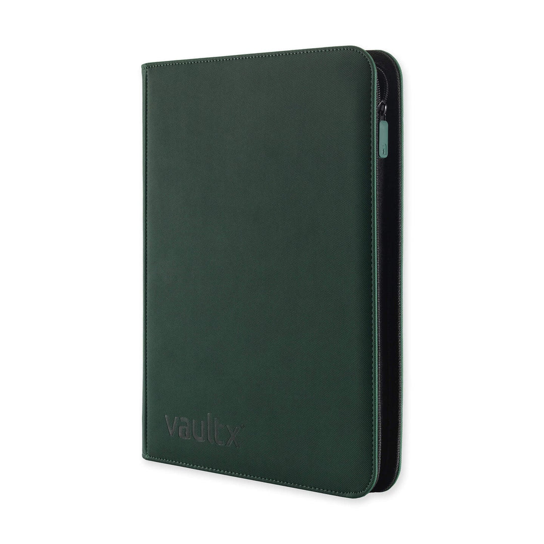 Vault X - Exo-Tec® Zip Binder - 9 Pocket Forest Green