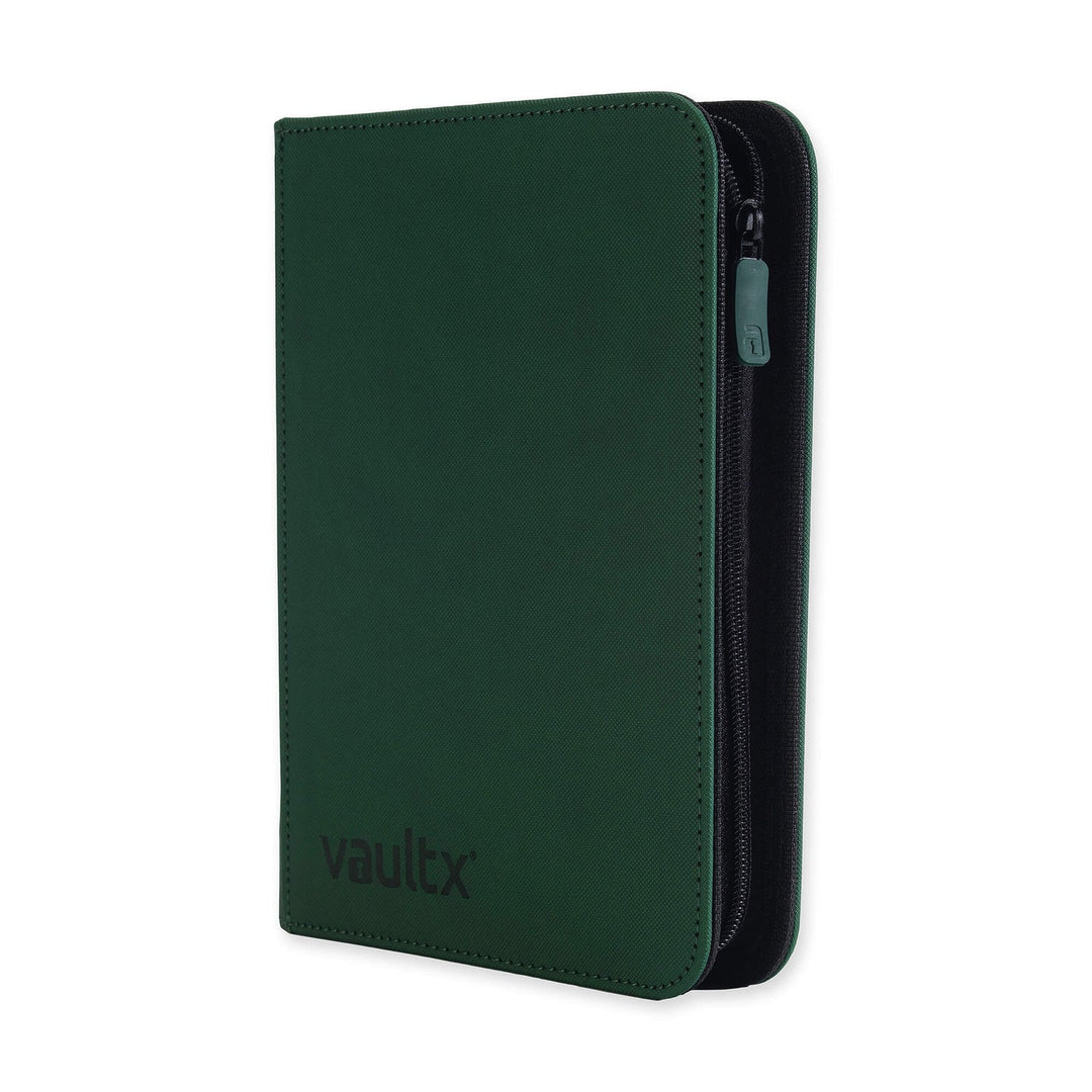 Vault X - Exo-Tec® Zip Binder - 4 Pocket Forest Green