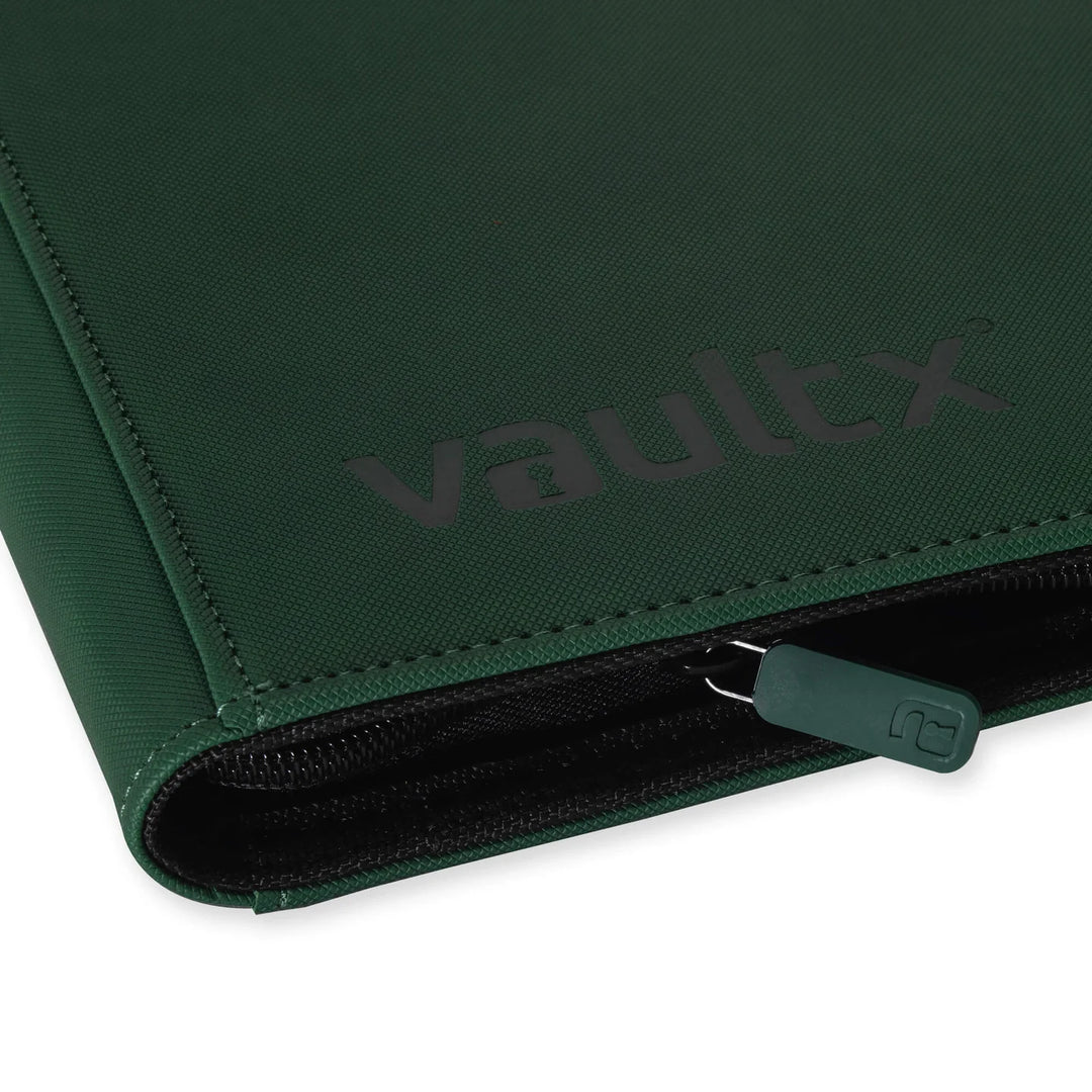 Vault X - Exo-Tec® Zip Binder - 9 Pocket Forest Green