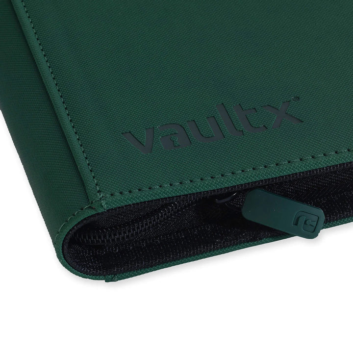 Vault X - Exo-Tec® Zip Binder - 4 Pocket Forest Green