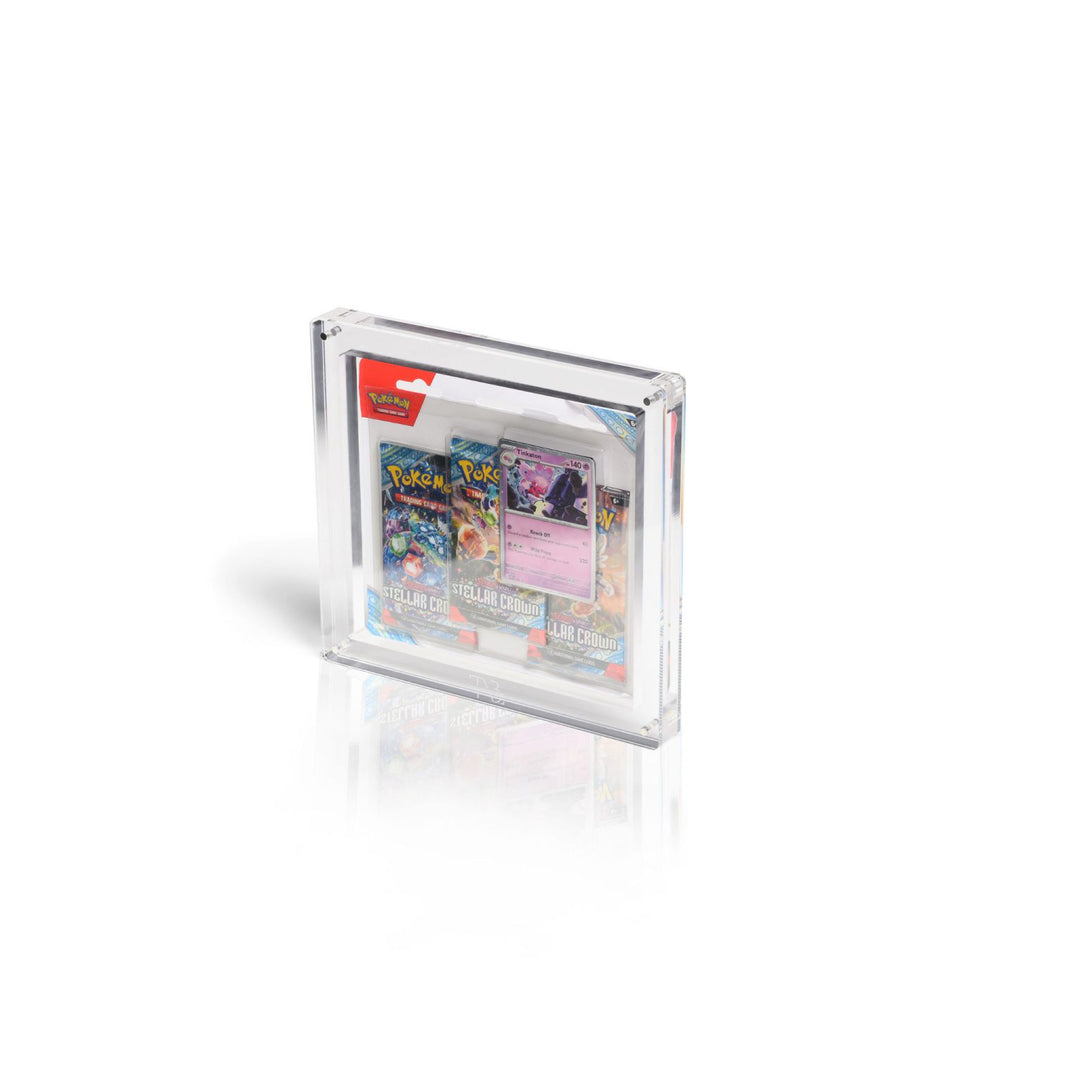 The Acrylic Box - Pokémon 3-Pack-Blister - Acryl Case
