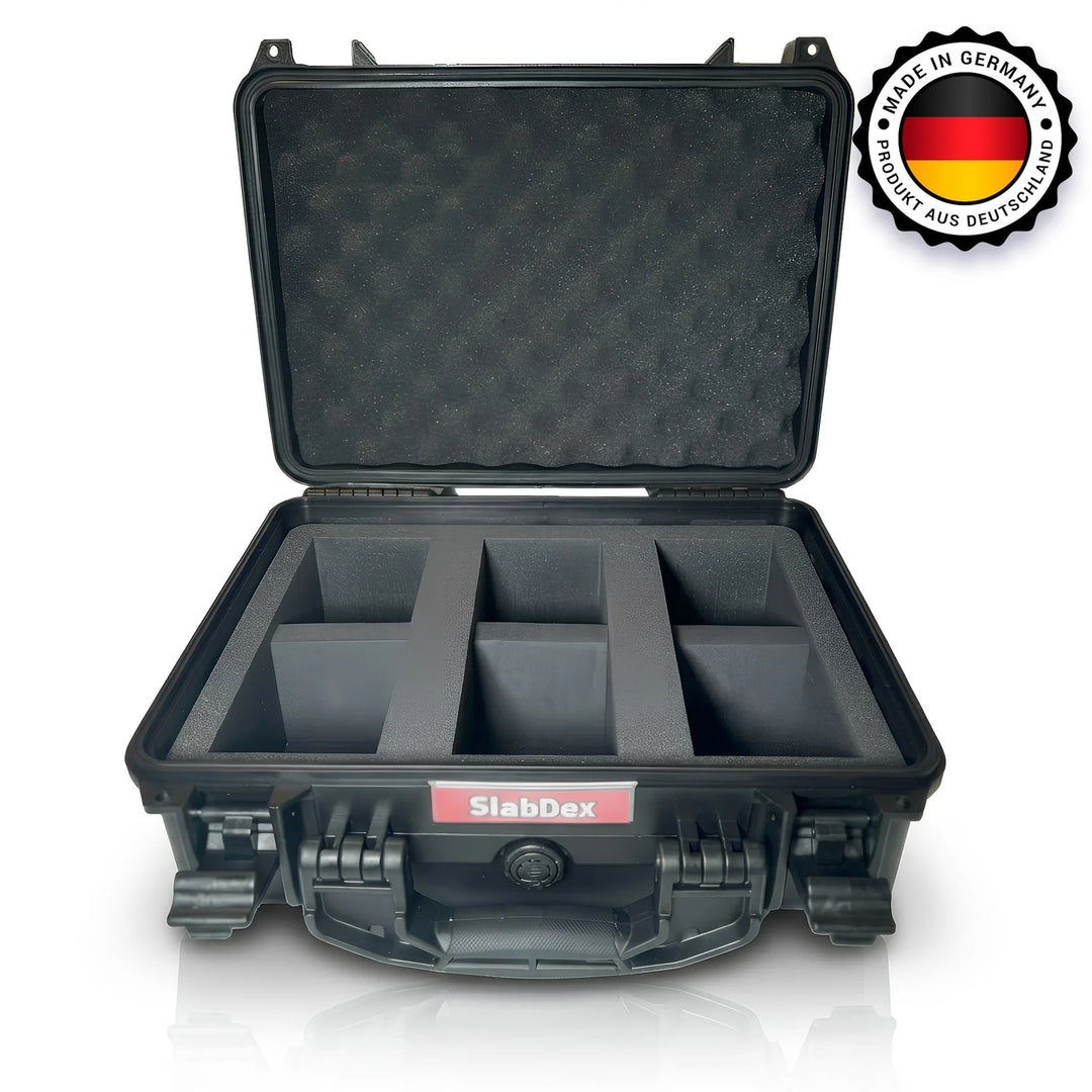 SlabDex S100 – Graded Card Case / Premium Slab Koffer für PSA, CGC &amp; Beckett