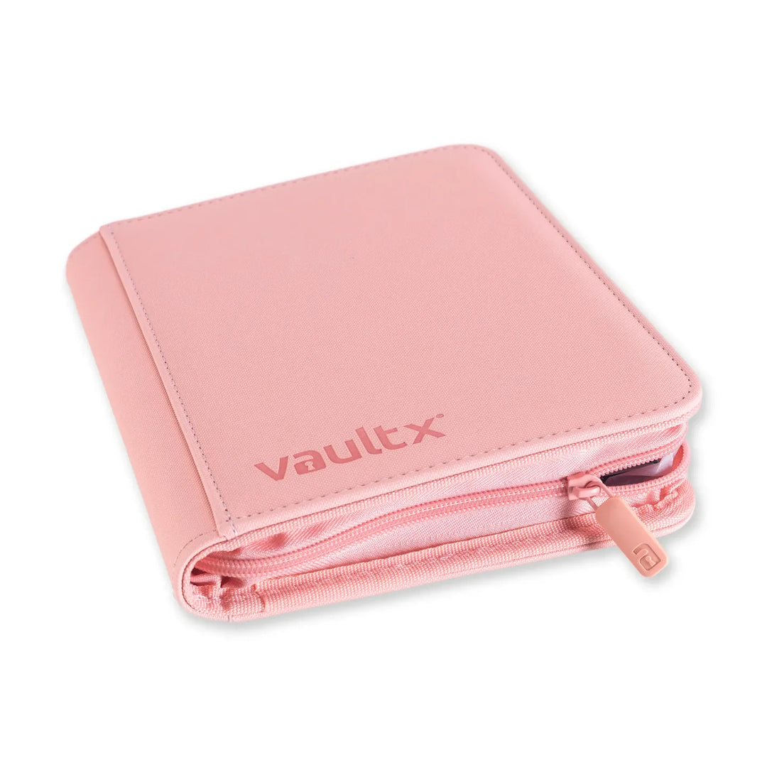 Vault X - Exo-Tec® Zip Binder - 4 Pocket Just Pink