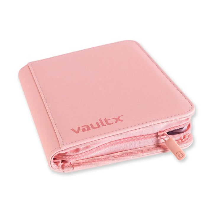 Vault X - Exo-Tec® Zip Binder - 4 Pocket Just Pink