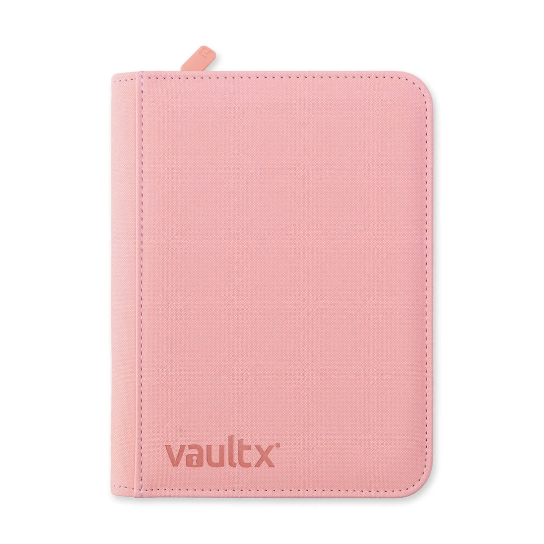 Vault X - Exo-Tec® Zip Binder - 4 Pocket Just Pink