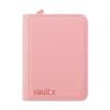 Vault X - Exo-Tec® Zip Binder - 4 Pocket Just Pink