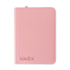 Vault X - Exo-Tec® Zip Binder - 9 Pocket Just Pink