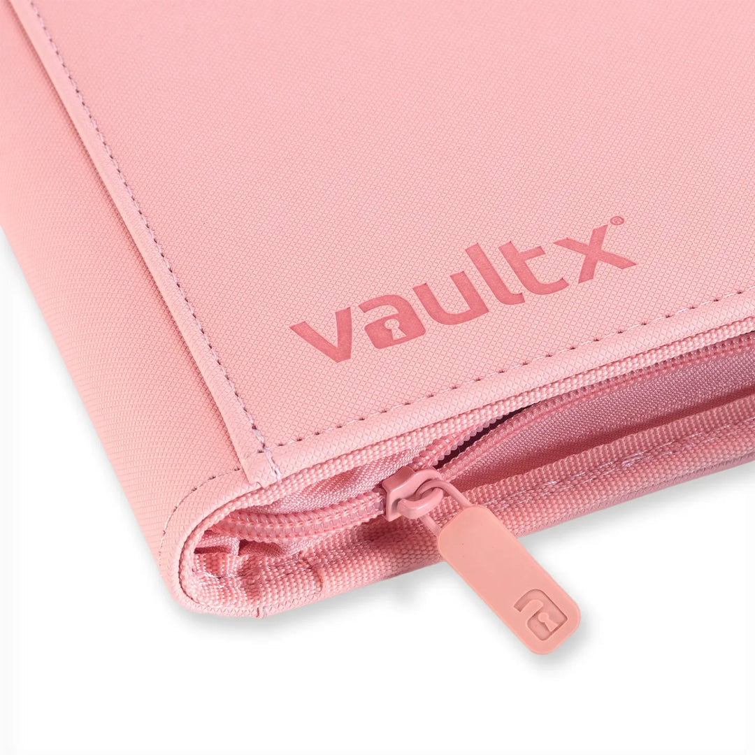 Vault X - Exo-Tec® Zip Binder - 4 Pocket Just Pink
