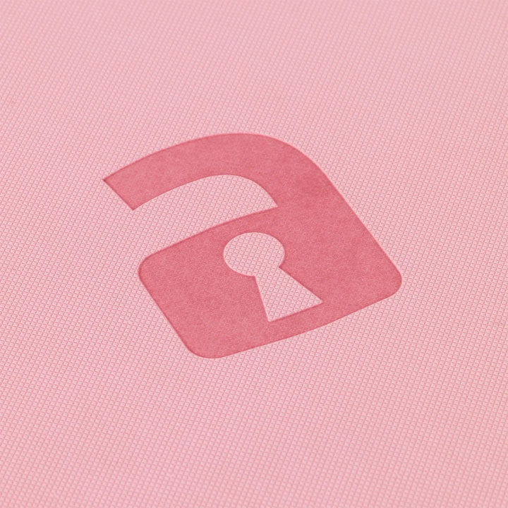 Vault X - Exo-Tec® Zip Binder - 4 Pocket Just Pink