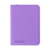 Vault X - Exo-Tec® Zip Binder - 9 Pocket Just Purple